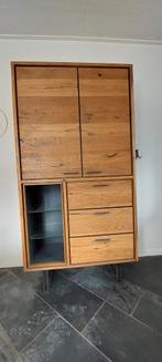 Kast met bijpassende eettafel, Ophalen, 50 tot 100 cm, Zo goed als nieuw, 150 tot 200 cm