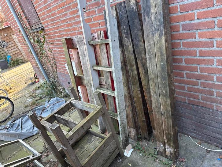 Gratis Hout - Zelf Ophalen, Doe-het-zelf en Verbouw, Hout en Planken, Gebruikt, Pallet, Overige houtsoorten, Minder dan 200 cm