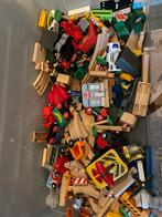 Houten Treinbaan - Veel Onderdelen!, Kinderen en Baby's, Speelgoed | Houten speelgoed, Ophalen, Gebruikt