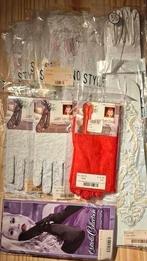 Partij Handschoenen 12x kant lang satijn, Ophalen of Verzenden