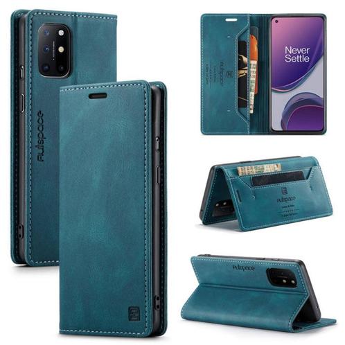 Luxe Flip Case met Kaarthouder voor OnePlus 8T _ Blauw, Telecommunicatie, Mobiele telefoons | Hoesjes en Frontjes | Overige merken