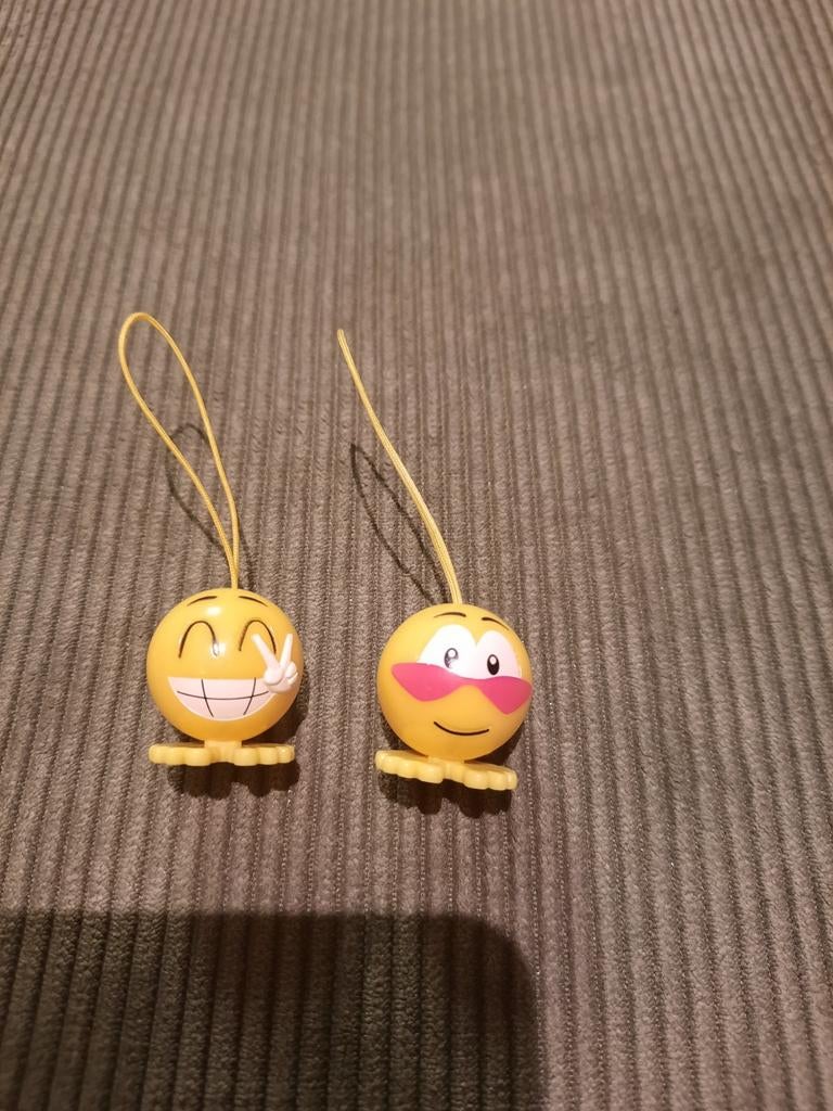 Emoji Sleutelhangers - Set van 2, Verzamelen, Supermarktacties, Ophalen of Verzenden