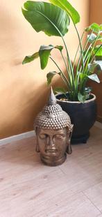 Prachtige goud / brons boeddha hoofd, Ophalen of Verzenden, Zo goed als nieuw