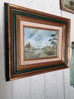Oud schilderij, vintage schilderij, Ophalen of Verzenden