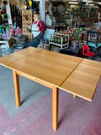 Uittrek tafels, fineer en massief hout, vintage, tafel, Ophalen, Gebruikt, Overige vormen, Hout
