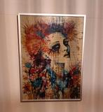 Clown meisje painting, Huis en Inrichting, Ophalen, Minder dan 50 cm, Minder dan 50 cm