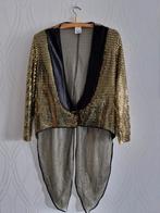 Mooie gouden carnavalsjas /slipjas dames mt 44, Ophalen of Verzenden, Zo goed als nieuw, Maat 42/44 (L), Carnaval