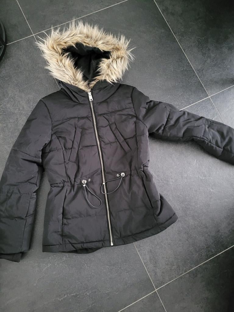 Winterjas maat 38, Ophalen of Verzenden, Zo goed als nieuw, Maat 38/40 (M), Zwart