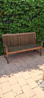 Teak houten tuinbank, Tuin en Terras, Tuinbanken, Ophalen, Gebruikt, Teakhout