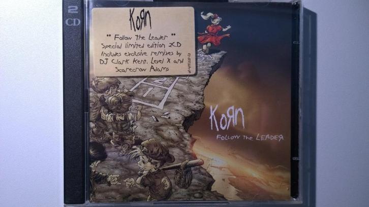 Korn - Follow The Leader (2 CD), Cd's en Dvd's, Cd's | Hardrock en Metal, Zo goed als nieuw, Ophalen of Verzenden