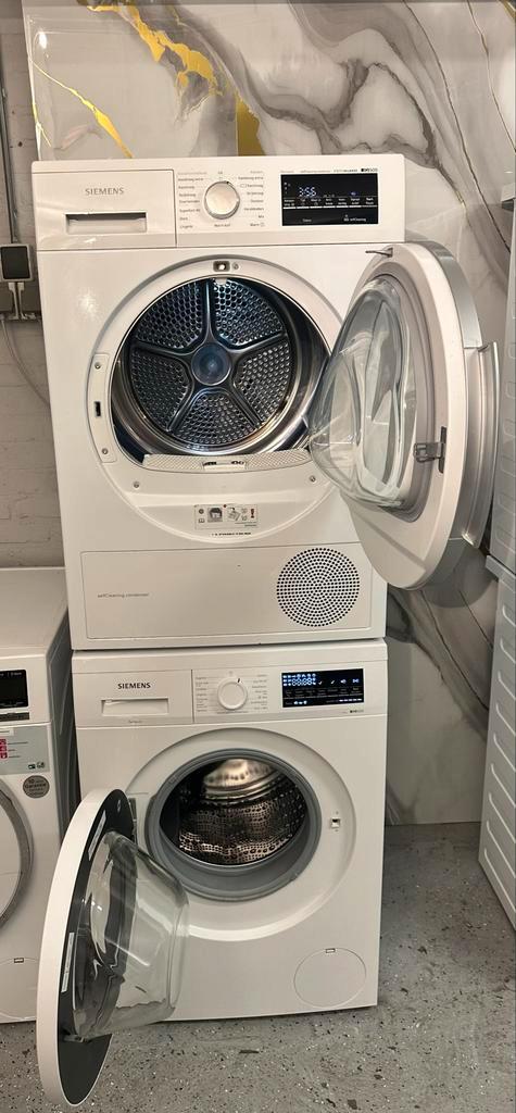 Siemens iQ500 A+++ Wasmachine & Droger Set - Zo Goed Als Nie, Witgoed en Apparatuur, Wasdrogers, Zo goed als nieuw, Voorlader