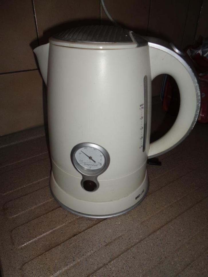 Electrische  waterkoker Proline OK 17 met thermometer, Witgoed en Apparatuur, Waterkokers, Zo goed als nieuw, 1 tot 2 liter, Ophalen of Verzenden