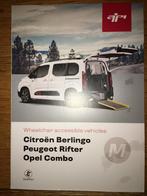 6x Citroën e Berlingo+Spacetourer rolstoel folders/brochures, Ophalen of Verzenden, Zo goed als nieuw, Citroën