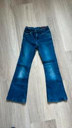 Hema flared meisje jeans maat 128, Kinderen en Baby's, Kinderkleding | Maat 128, Broek, Meisje, Ophalen of Verzenden, Zo goed als nieuw