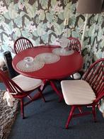 Ronde eethoek, Ophalen, Gebruikt, Rond, Vier personen