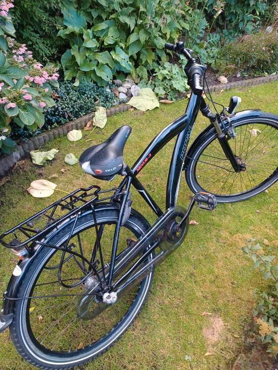 Jongensfiets, 26 inch, popal, Fietsen en Brommers, Fietsen | Jongens, Gebruikt, 26 inch of meer, Handrem, Versnellingen, Ophalen