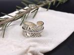 Zilveren Boho Ring - Handgemaakt - Maat 19 -, 19 tot 20, Nieuw, Ophalen of Verzenden, Dame