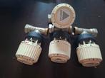 Danfoss thermostaatkraan 4x, Gebruikt, Minder dan 30 cm, Minder dan 60 cm, Ophalen of Verzenden