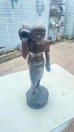 Houten beeld waterdrager, Ophalen of Verzenden