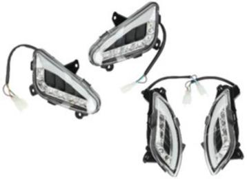 led knipperlichtset 4st btc riva agm vx la souris djjd senzo beschikbaar voor biedingen