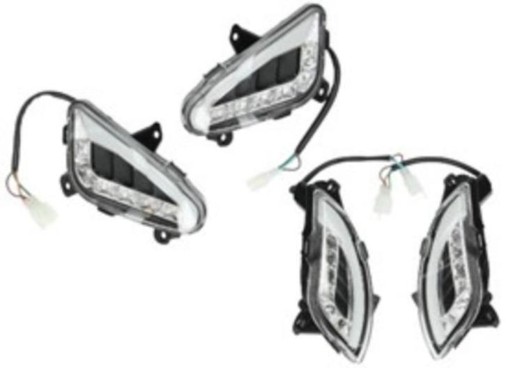 led knipperlichtset 4st btc riva agm vx la souris djjd senzo, Fietsen en Brommers, Brommeronderdelen | Scooters, Nieuw, Overige merken