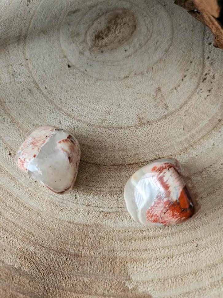 Rosetta Jaspis Getrommeld ps, Verzamelen, Mineralen en Fossielen, Ophalen of Verzenden