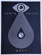 Shepard Fairey OBEY Earth Crisis COP21 Parijs 2015, Ophalen of Verzenden, Schilder- en Tekenkunst, Shepard Fairey, Zo goed als nieuw