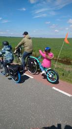 Weeride tandem aanhangfiets co pilot blauw., Zo goed als nieuw, Ophalen