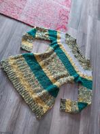 Half lang gebreide warme trui 40 42 44 didi groen geel goud, Verzenden, Zo goed als nieuw, Maat 42/44 (L), Geel