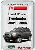 Land Rover Freelander Workshop manual op DVD in PDF formaat, Auto diversen, Handleidingen en Instructieboekjes, Ophalen of Verzenden