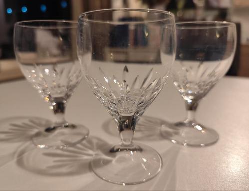 Royal Leerdam ‘Ceres’ set 3 kristallen port/sherry glazen, Antiek en Kunst, Antiek | Glas en Kristal, Ophalen of Verzenden