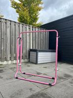 Roze Oprekstang - rekstok - turnstang, Sport en Fitness, Fitnessmaterialen, Ophalen, Zo goed als nieuw, Armen, Oprekstang