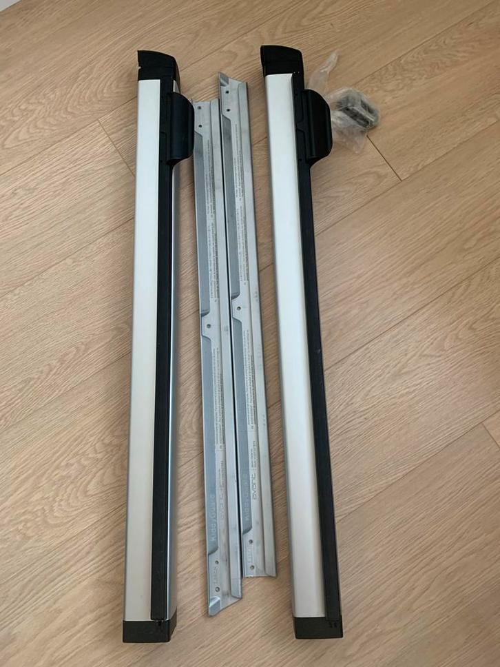 2x Lascal Kiddy Guard Avant oprolbaar Traphekje, Kinderen en Baby's, Traphekjes, Gebruikt, Oprolhekje, Metaal of IJzer, 115 cm of meer
