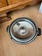 AMC kookpan met snelkookdeksel, Huis en Inrichting, Keuken | Potten en Pannen, Ophalen of Verzenden, Gebruikt, Rvs, Kookpan of Snelkookpan