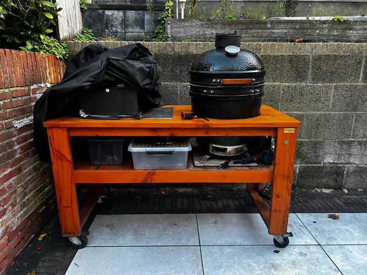 Bastard Kamado Grill - Medium, Tuin en Terras, Elektrische barbecues, Gebruikt, Ophalen