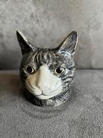 Keramiek kat gezicht Quail, Ophalen of Verzenden, Zo goed als nieuw