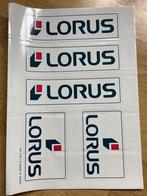 Groot stickervel Lorus horloges, Verzamelen, Stickers, Merk, Zo goed als nieuw, Verzenden