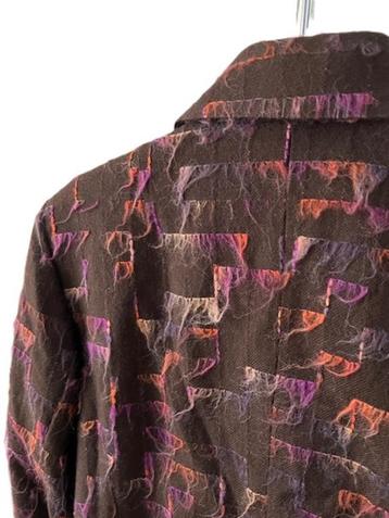 Prachtig Claudia Strater jasje 42 bruin paars lila orange beschikbaar voor biedingen
