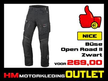 Textiel motorbroek Buse Open Road II All-Season Zwart - Büse beschikbaar voor biedingen