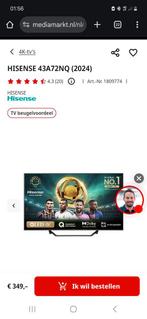 Hisense 43 inch TV, Overige merken, QLED, Nieuw, Ophalen of Verzenden