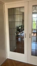 2 tussendeuren met glas in lood, Ophalen, Gebruikt, 80 tot 100 cm, Binnendeur
