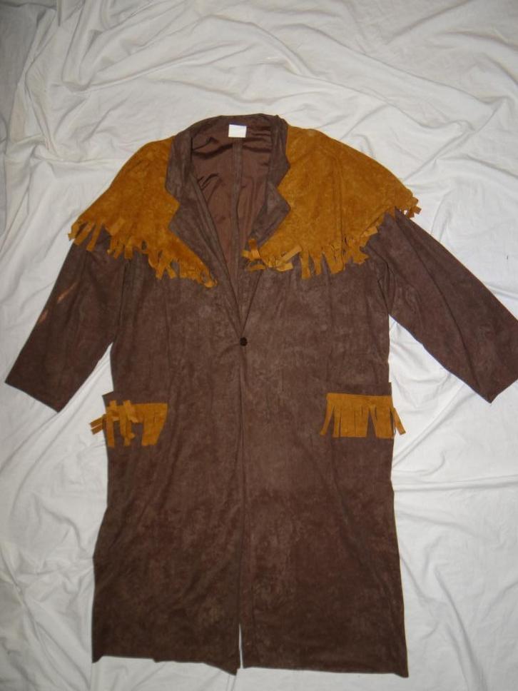 Leuke bruin/beige COWBOY/WESTERN/COUNTRY jas + hoed, Kleding | Heren, Carnavalskleding en Feestkleding, Gedragen, Kleding, Carnaval