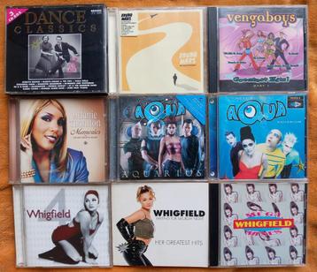 9 CD ,Dance Classics, Aqua, Whigfield, Vengaboys, Bruno Mars beschikbaar voor biedingen
