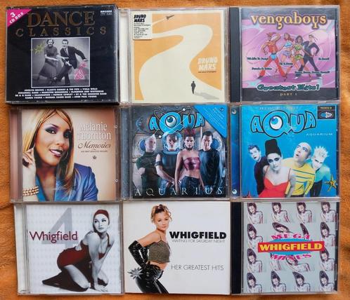 9 CD ,Dance Classics, Aqua, Whigfield, Vengaboys, Bruno Mars, Cd's en Dvd's, Cd's | Pop, Zo goed als nieuw, Ophalen of Verzenden