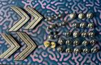 Marechaussee/ Kmar knopen chevrons, Verzamelen, Ophalen of Verzenden, Marechaussee, Nederland, Embleem of Badge