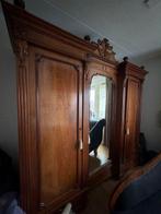 Mahonie Linnenkast met Spiegel, Ophalen