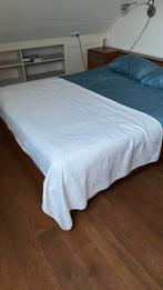 Bed 160 x 200 met emma matras (prijs is zonder matras), Huis en Inrichting, Ophalen, Gebruikt, Bruin, Tweepersoons