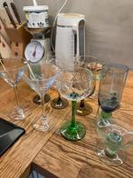Vintage borrelglaasjes wijnglazen glazen, Huis en Inrichting, Keuken | Servies, Glas of Glazen, Ophalen of Verzenden, Overige stijlen