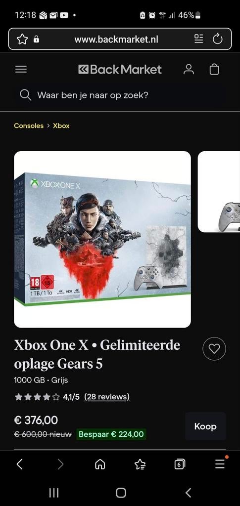 Gears of War Xbox One X Console + Extra Controller + Games!, Ophalen, Gebruikt, Vanaf 18 jaar, Shooter