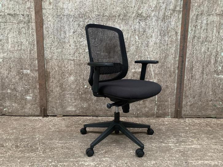 ACTIE! Ergonomische bureaustoel Orca - Netweave + lendesteun, Huis en Inrichting, Bureaustoelen, Nieuw, Zwart, Ergonomisch, Ophalen of Verzenden